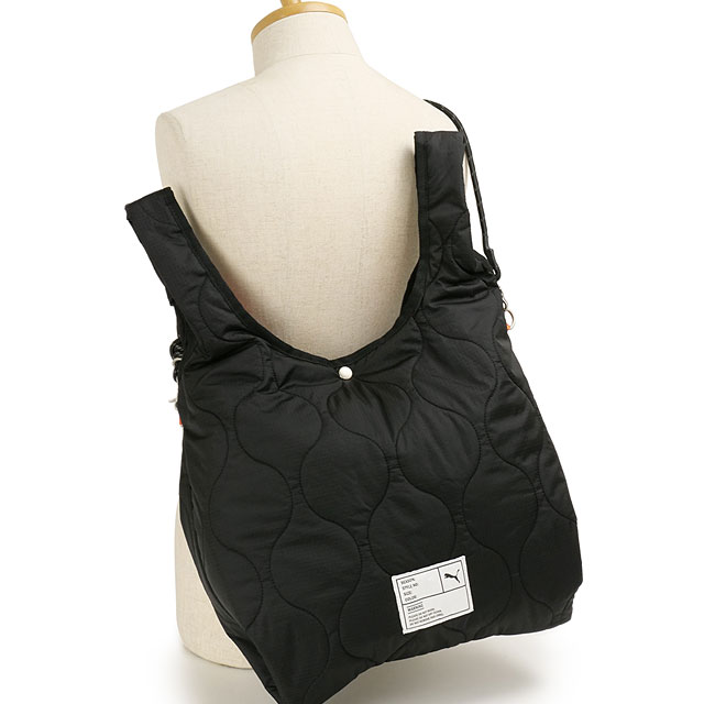 プーマ PUMA ラスティ コンビニトート [J20400 FW25] 19L RUSTY CONVENIENCE TOTE メンズ・レディース 鞄 マルシェバッグ ショルダーバッグ BLACK 【メール便配送】 正規取扱店