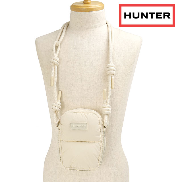 【SALE】ハンター HUNTER イントレピッド エクストラパフド フォンポーチ [UBX5515KBM-CCR FW25] INTREPID EXTRA PUFFED PHONE POUCH メンズ・レディース 鞄 ショルダーバッグ スマホポーチ CANVAS-CREAM 正規取扱店【ts】