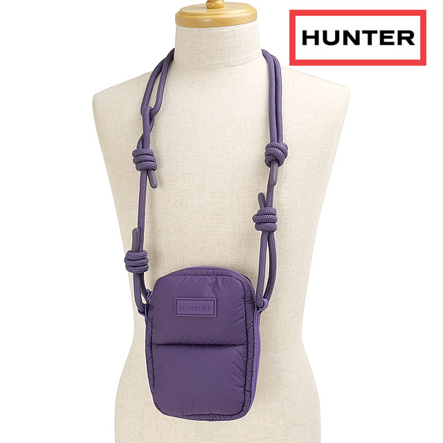 【SALE】ハンター HUNTER イントレピッド エクストラパフド フォンポーチ [UBX5515KBM-RIP FW25] INTREPID EXTRA PUFFED PHONE POUCH メンズ・レディース 鞄 ショルダーバッグ スマホポーチ RICH-PURPLE 正規取扱店【ts】
