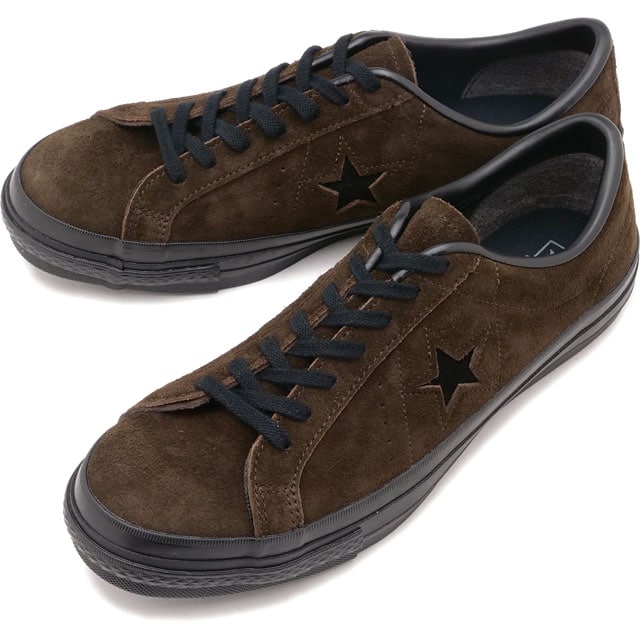 コンバース CONVERSE スニーカー ワンスター J スエード [33702410 HO25] ONE STAR J SUEDE メンズ 靴 シューズ 日本製 ローカット BROWN/BLACK 正規取扱店