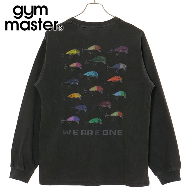 ジムマスター GYM MASTER 6.2oz ピグメントルアーロンTee [G633736-04 FW25] メンズ トップス カットソー 長袖Tシャツ チャコール 【メール便配送】 正規取扱店