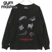 ジムマスター GYM MASTER 9.4oz ピグメントEVERGREEN スウェットシャツ [G633739-04 FW25] メンズ トップス トレーナー 長袖Tシャツ チャコール 正規取扱店|