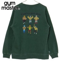 ジムマスター GYM MASTER 9.4oz ピグメントレスラー スウェットシャツ [G633740-42 FW25] メンズ トップス トレーナー 長袖Tシャツ グリーン 正規取扱店|GYM MA