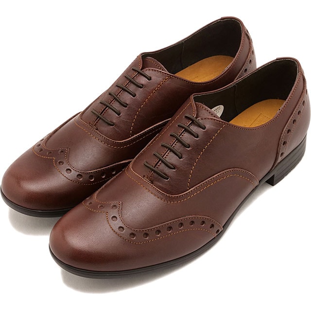 【返品送料無料】ショセ トラベルシューズ TRAVEL SHOES by chausser トラベル シューズ バイ ショセ ウィングチップ レースアップシューズ [TR-004 FW25] WING TIP SHOES レディース 革靴 日本製 防水仕様 DBR-TN 正規取扱店