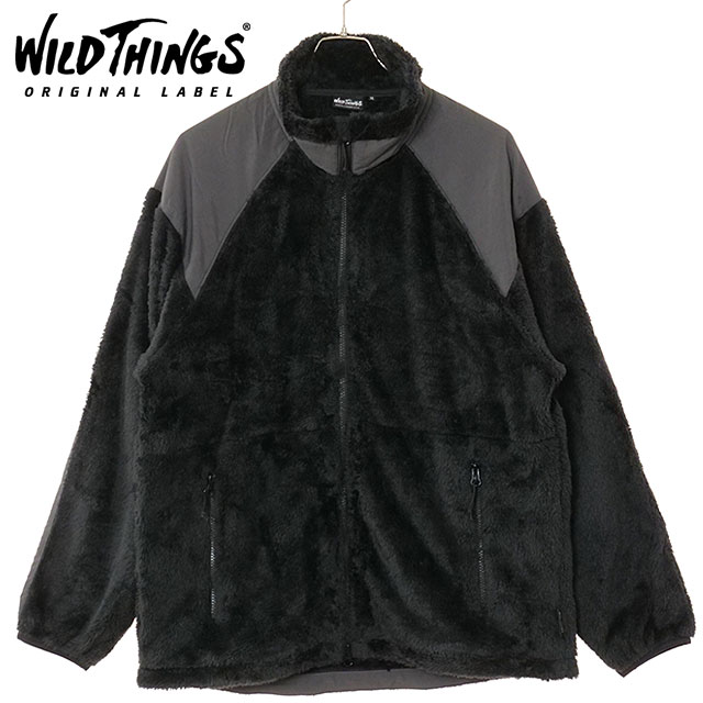 ワイルドシングス WILD THINGS レベル3 シャギージャケット [WT252-26-Q4 FW25] LEVEL3 SHAGGY JACKET メンズ アウター フリースジャケット BLACK 正規取扱店