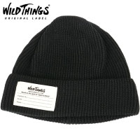 ワイルドシングス WILD THINGS ウール ワッチキャップ [WT25169SL FW25] WOOL WATCH CAP メンズ・レディース 帽子 フリーサイズ ニットキャップ ニット帽 BL