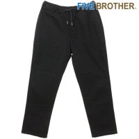 ファイブブラザー FIVE BROTHER ダック イージーパンツ [152590DC FW25] DUCK EASY PANTS メンズ ボトムス ロングパンツ ウエストゴム BLACK 正規取扱店