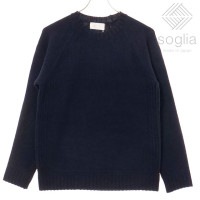 ソリア Soglia ランドノア セーター [FW25] LANDNOAH Sweater メンズ・レディース トップス クルーネック ニット 日本製 Navy 正規取扱店|Soglia（ソリア）