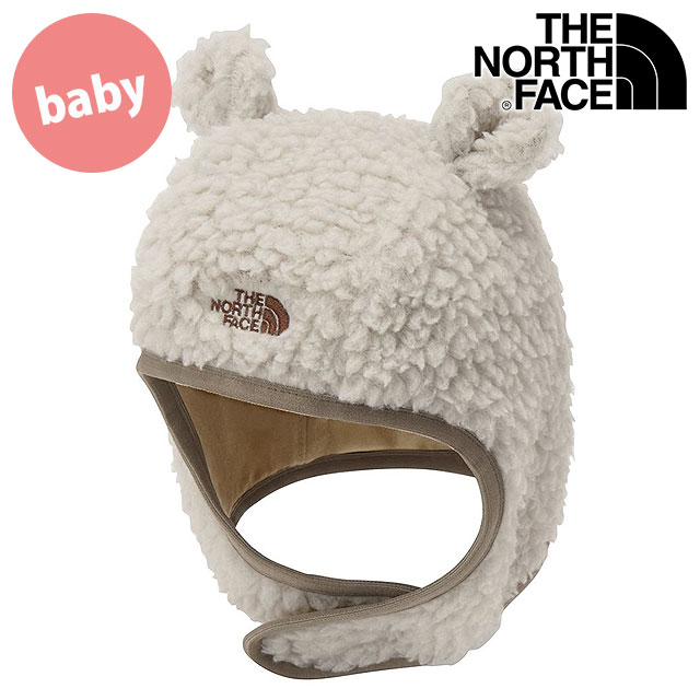 ザ・ノース・フェイス THE NORTH FACE ベビーカドルフリースイヤーキャップ [NNB42403-FI FW25] B Cuddle Fleece Ear Cap 男の子・女の子 TNF アウトドア 赤ちゃん 帽子 ベビーキャップ フリーサイズ フォッシルアイボリー 正規取扱店
