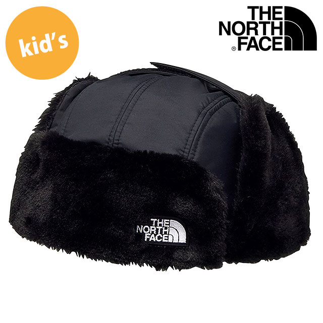 ザ・ノース・フェイス THE NORTH FACE キッズボンバーキャップ [NNJ42504-K FW25] Kids' Bomber Cap 男の子・女の子 TNF アウトドア 子供用 帽子 2WAYキャップ 耳当て付き 防寒 ブラック 正規取扱店