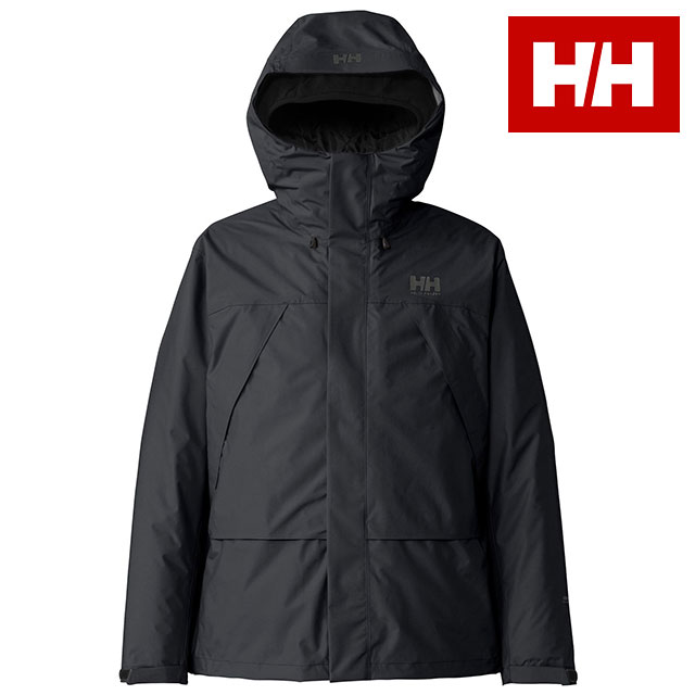 ヘリーハンセン HELLY HANSEN スカンザ3WAYジャケット [HO12570-K FW25] Scandza 3way Jacket メンズ・レディース アウター 中綿ジャケット 防水 撥水 インナー付き ブラック 正規取扱店