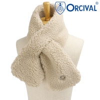 オーシバル ORCIVAL ウールボア スカーフ [OR-H0262-BFF FW25] WOOL BOA SCARF 日本製 メンズ・レディース 小物 アクセサリー マフラー 防寒 BEIGE 正規