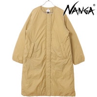 ナンガ NANGA ノーカラー ダウンコート [ND2442-1C600 FW25] NO COLLAR DOWN COAT レディース アウター ゆったり アウトドア BEG2(TAN) 正規取扱店