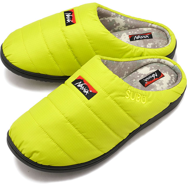 コラボ ナンガ × スブ NANGA × SUBU クロッグサンダル オーロラテックス ウィンターサンダル [NA2443-3E105 FW25] AURORA TEX WINTER SANDAL メンズ・レディース 靴 冬用 透湿防水 アウトドア LIME 正規取扱店