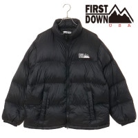 ファーストダウン FIRST DOWN メンズ ライト バブル ダウンジャケット [F942011-06 FW25] LIGHT BUBBLE DOWN JKT アウター 撥水 軽量 ブラック BLA