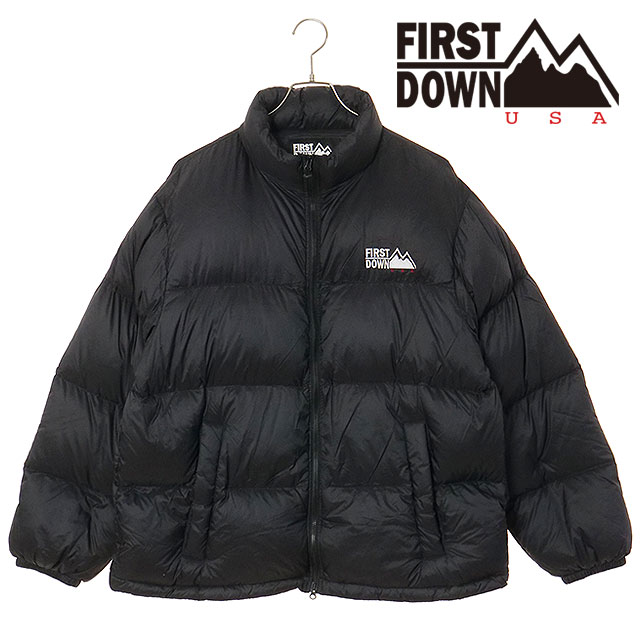 ファーストダウン FIRST DOWN メンズ ライト バブル ダウンジャケット [F942011-06 FW25] LIGHT BUBBLE DOWN JKT アウター 撥水 軽量 ブラック BLACK 正規取扱店