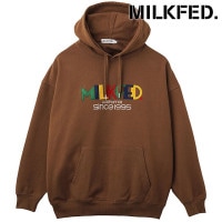 ミルクフェド MILKFED. レトロロゴフェルトパッチ スウェットフーディー [103254012011 FW25] RETRO LOGO FELT PATCH SWEAT HOODIE レディース