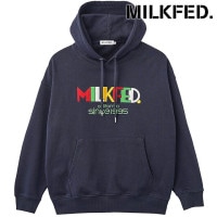 ミルクフェド MILKFED. レトロロゴフェルトパッチ スウェットフーディー [103254012011 FW25] RETRO LOGO FELT PATCH SWEAT HOODIE レディース