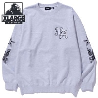 エクストララージ XLARGE クルーネック スウェットシャツ [101254012003 FW25] VARSITY CREWNECK SWEATSHIRT メンズ トップス プルオーバー トレーナ
