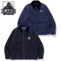 エクストララージ XLARGE リバーシブル ワークジャケット [101254021003 FW25] REVERSIBLE WORK JACKET メンズ アウター 中綿ジャケット ブルゾン 防寒 