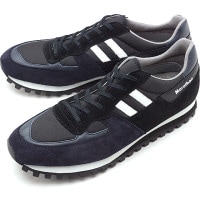 ゼットディーエー ZDA マラソン MARATHON スロバキア製 メンズ・レディース スニーカー 靴 BLACK/DARK NAVY ネイビー系 [2200FSL FW19] 正規取扱店|ZDA（ゼ