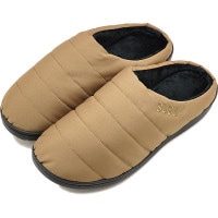 スブ SUBU キャンプ用サンダル 難燃 SUBU NANNEN [ FW21] メンズ・レディース 中綿スリッパ アウトドア COYOTE ブラウン系 正規取扱店|SUBU（スブ）