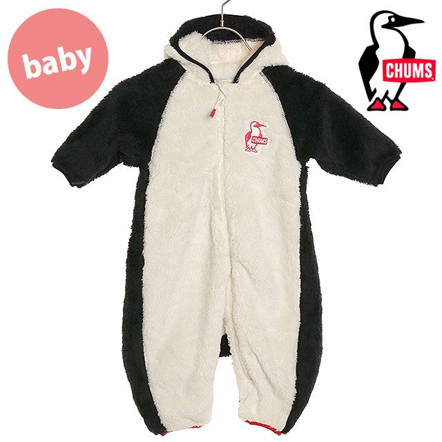 チャムス CHUMS ベビーエルモフリースオールインワン [CH27-1022 FW23] Baby Elmo Fleece All in One 男の子・女の子 ベビー服 80cm つなぎ カバーオール 出産祝い ギフト Booby 正規取扱店