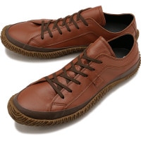 【返品送料無料】スピングル SPINGLE スニーカー [SP110-151 FW24] SP-110 メンズ 日本製 カンガルーレザー Red-Brown 正規取扱店|SPINGLE（スピングル）