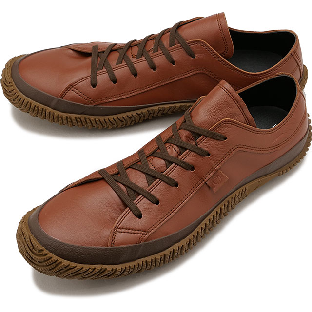 【先着で限定プレゼント！】【返品送料無料】スピングル SPINGLE スニーカー [SP110-151 FW24] SP-110 メンズ 日本製 カンガルーレザー Red-Brown 正規取扱店