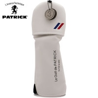 パトリック ゴルフ PATRICK GOLF ユーティリティ用ヘッドカバー [241-830 FW24] HEAD COVER UT 130cc対応 番手変換プレート付き レスキュー WHT ホワイト
