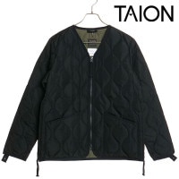 タイオン TAION ミリタリー ダブルジップVネックダウンジャケット [TAION-101ZML-1 FW24] U MILITARY W-ZIP V NECK DOWN JKT メンズ・レディース