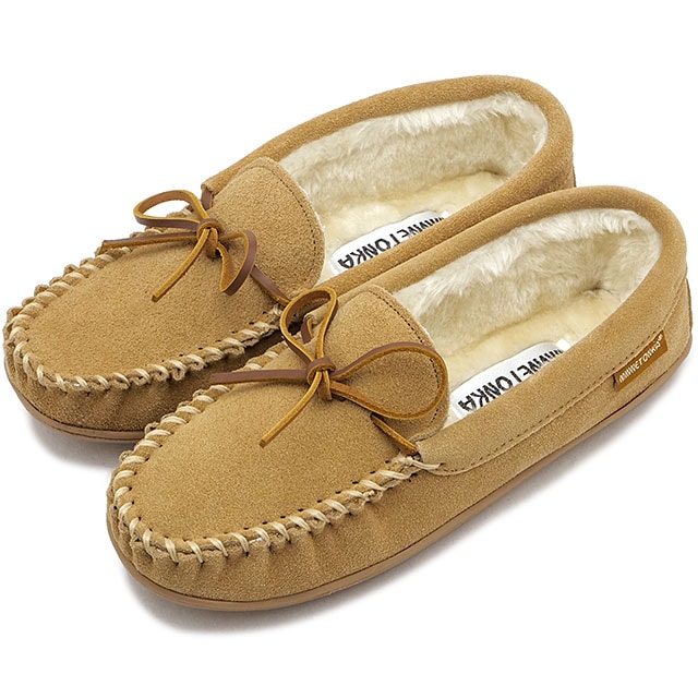 ミネトンカ MINNETONKA フラットシューズ ケイデンス [40601 FW24] CADENCE レディース 靴 ファーモカシン 日本限定 Cinnamon 正規取扱店