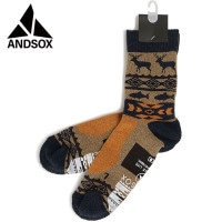 アンドソックス ANDSOX サポートパイルアンクル [31388/31389 FW25] SUPPORT PILE ANKLE メンズ・レディース 靴下 アンクルソックス 滑り止め付き 日本製 SH