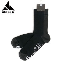 アンドソックス ANDSOX サポートパイルアンクル [31408/31409 FW25] SUPPORT PILE ANKLE メンズ・レディース 靴下 アンクルソックス 滑り止め付き 日本製 BL