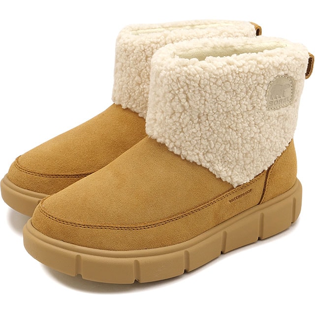 ソレル SOREL ブーツ ソレルエクスプローラー3 スリッポンコージーウォータープルーフ [NL5121-252 FW25] W SOREL EXPLORER III SLIP-ON COZY WP レディース 靴 防水 スノーブーツ ウィンターブーツ Tawny-Buff/Sea-Salt 正規取扱店