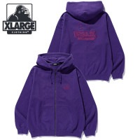 エクストララージ XLARGE ジップアップ フーデッドスウェットシャツ [101254012009 FW25] BACKSIDE OG ZIP UP HOODED SWEATSHIRT メンズ トッ