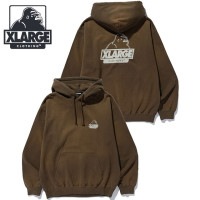 エクストララージ XLARGE フーデッドスウェットシャツ [101254012011 FW25] DISCHARGE PRINTED SLANTED OG HOODED SWEATSHIRT メンズ