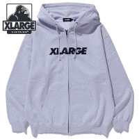 エクストララージ XLARGE フーデッドスウェットシャツ [101254012012 FW25] STANDARD LOGO ZIP UP HOODED SWEATSHIRT メンズ トップス パー