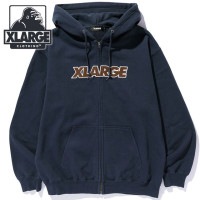 エクストララージ XLARGE フーデッドスウェットシャツ [101254012012 FW25] STANDARD LOGO ZIP UP HOODED SWEATSHIRT メンズ トップス パー