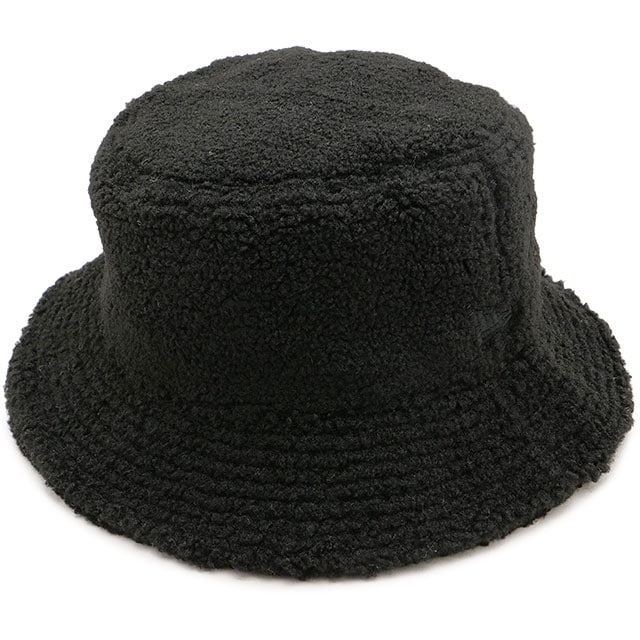 ニューエラ NEW ERA バケットハット ボアソリッド [14667770 FW25] BUCKET-01 BOA SOLID メンズ・レディース 帽子 ブラック 正規取扱店