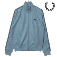 եåɥڥ꡼ FRED PERRY ȥ饹ȥơ ȥå㥱å [J5557-Z56 FW25Q4] CONTRAST TAPE TRACK JACKET   ȥåȥå ֥륾 㡼 STOCKPORT-BLUE/TENNIS-BALL-YELLOW/NAVY 谷Ź