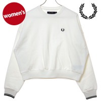 եåɥڥ꡼ FRED PERRY ƥåץ饤󥹥åȥ [G1148-129 FW25Q4] TIPPED SWEATSHIRT ǥ ȥåץ ȥ졼ʡ Ĺµ åץɾ SNOW-WHITE 谷Ź