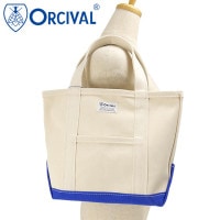 Х ORCIVAL ȡȥХå ⡼ [OR-H0285-KWC] TOTE BAG SMALL 󥺡ǥ ˥å   Хȡ   ۥ磻ȷ ECRU/ULTRAMARINE 谷Ź