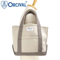 Х ORCIVAL إӡȥ ȡȥХå ⡼ [OR-H0241-HML FW25] HEAVY MELTON TOTE BAG SMALL 󥺡ǥ ˥å   ȥȡ   ۥ磻ȷ PARCHMENT-BEIGE/TOP-BEIGE 谷Ź