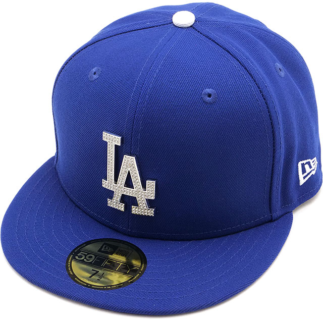 ニューエラ キャップ NEW ERA CAP 59FIFTY ラインストーンバッジ ロサンゼルス・ドジャース [14668130 FW25] 5950 RHINESTONE BADGE LOSDOD メンズ・レディース 帽子 ダークロイヤル 正規取扱店