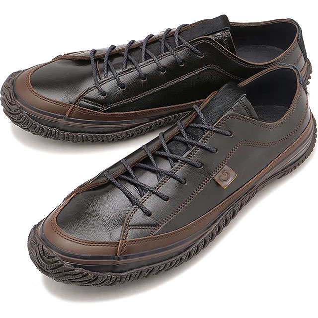 【先着で限定プレゼント！】【返品送料無料】スピングル SPINGLE スニーカー メンズ [SP1067-05 FW25] SP-1067 靴 日本製 ホースレザー Black 正規取扱店