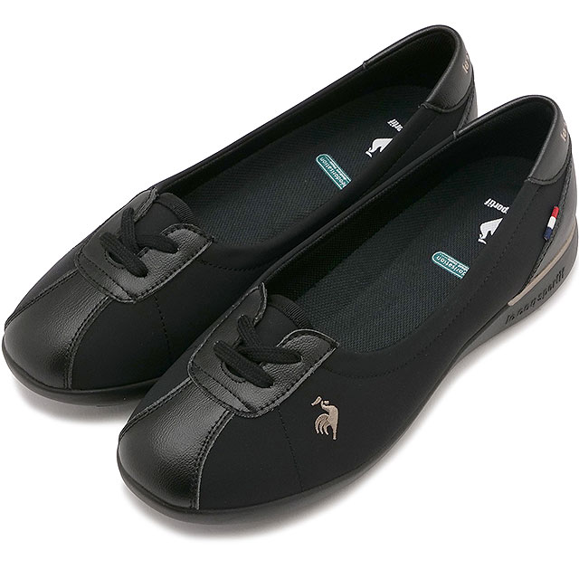 ルコック le coq sportif スニーカー レディース LCS モンペリエ PM [LU5SSN25LZ] LCS MONTPELLIER PM 靴 シューズ パンプス 軽量 BKBK ブラック/ブラック 正規取扱店