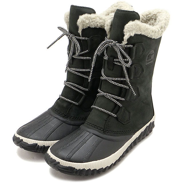 【SALE】ソレル SOREL ブーツ レディース アウトアンドアバウト プラス トール [NL3146-010] OUT'N ABOUT PLUS TALL 靴 防水 スノーブーツ ウィンターブーツ 黒 Black/Noir 正規取扱店【ts】
