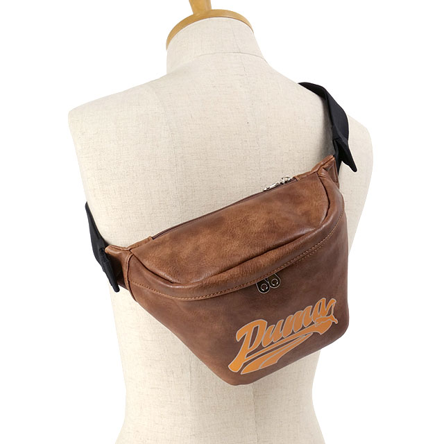 プーマ PUMA 2L PUウエストバッグ [J20322 SS24] メンズ・レディース 鞄 ウェストバッグ ボディバッグ BROWN 正規取扱店