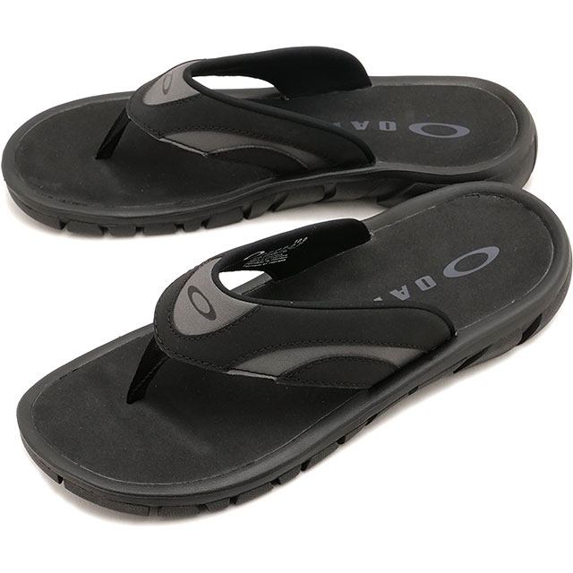 オークリー Oakley メンズ オーコイル サンダル [FOF100418-02E] O COIL SANDAL 靴 ビーチサンダル トングサンダル 黒 BLACKOUT 正規取扱店